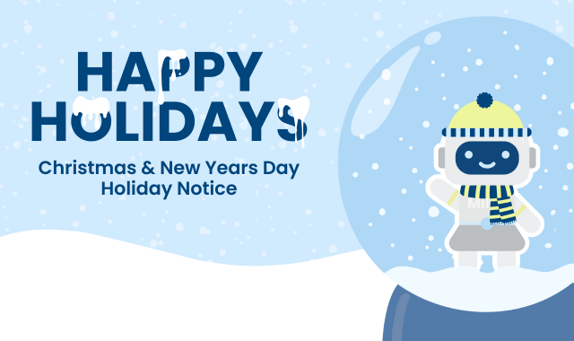 Holiday Closing | Christmas & New Years 